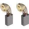 QUARKZMAN 2 Pezzi Spazzole Di Carbonio 18mm x 11mm x 7mm 43# Spazzola | Smerigliatrice, Pezzo Di Ricambio Motore Elettrico Utensile, Per Riparazione Utensili Elettrici