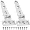 MospdyGear 2 cerniere a T in acciaio inox 316, 100 x 54 mm, grado marino, per porte, finestre, cassette degli attrezzi e armadi