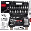 LEHMANN Cassetta Attrezzi Completa 52 pezzi Set Attrezzi da Lavoro Completo | Set Attrezzi, Valigetta Portatile Pieghevole con Maniglia per il Trasporto, Kit Universale per Fai-da-te, Casa e Garage