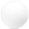 TEHAUX Paralume in Vetro Bianco Latte 10cm, per Plafoniere G9 | Finitura Satinata e Bordo Arrotondato, Montaggio a Foro Singolo, per Corridoio e Ricambio Lampada