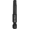 QUARKZMAN Punte Cacciavite Piatta Esagonale H5.0 (5mm) con Punta Magnetiche Gambo Esagonale 1/4 Lunga 50mm (2) Inserti per Avvitatore Metrico Acciaio S2 Chiave Bussola, Nero
