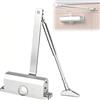 YNNHUDEEP Chiudiporta automatico, chiudiporta idraulico, chiudiporta della stanza, chiudiporta a molla, per porte interne ed esterne, 65-85 kg, per casa commerciale e privata