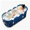 Sonhomay Vasca da bagno pieghevole per adulti, 120 cm, portatile, isolata, in plastica