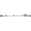 NEO TOOLS Livella speciale 60/80/100 cm di lunghezza, 30 mm di larghezza, 6 cm di altezza, 5 libellule diverse, 0°, 1,5°, 3,5°, 45°, 90°, base del tub