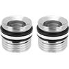 Create idea 2 Pezzi Da 20 Mm A 1/2 (20 Mm) Raccordo Di Uscita Per Rubinetto Miscelatore Vasca Miscelatore Termostatico