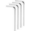 QUARKZMAN 4Pz Chiavi a Brugola 7/64 Forma L Esagonali SAE Argento | Acciaio 45#, Set di Chiave a Brugola Torx Attrezzi, Strumento Riparazione per Casa Fai Da Te Riparazione Bici e Moto