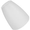 MUELODSIC Bianco Paralume Foro 4cm per Lampada da Tavolo in Plastica | Ricambio Leggero dal Design Semplice e Classico, Superficie Liscia, per Tavolo e Scrivania