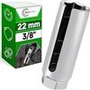 ONIX TECH Chiave Sonda Lambda 22 mm x 80 mm - Chiave a Bussola con Azionamento Quadrato 3/8" o con Chiave Esterna 27 mm - Realizzata in Acciaio Cromo-Vanadio