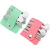 QUARKZMAN 2Pcs Porta Auricolari Custodia Auricolari Avvolgi Cavi Organizzatore Cavi Avvolgitore Verde Rosa