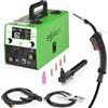 SPRIGHOLLY Saldatrice 160A 240V 3-in-1, MIG Senza Gas/MMA/Lift TIG | Display LED, Alimentazione Sinergica, Inverter IGBT, Compatta e Portatile, per Officina e Fai-da-te