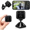 TEKFUSE Mini Caméra Espion Sans Fil WiFi 4K, Vision Nocturne IR, Détection IA | Rilevamento Movimento Allerta Smartphone, Visione Notturna 5m, Batteria o USB Continuo, Cloud microSD, Bambini Anziani