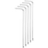 QUARKZMAN 5Pz Set di Chiavi a Brugola con Estremità Sferica 3mm CR-V in Acciaio a L Metriche Chiave Torx Esagonali Set Attrezzi per Riparazioni Fai Da Te a Casa per Bici e Moto