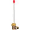 SHINEOFI Indicatore di Livello dell'Acqua per Serbatoio Caldaia in Acrilico Trasparente, Misuratore Visivo del Livello del Boiler e Serbatoi Acqua, Indicatore Portatile per Uso Industriale