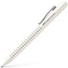 FABER-CASTELL - Penna a sfera Grip 2010 Coconut Milk, refill M | Penna a sfera ergonomica con minetta ad alta capacità per una scrittura confortevole