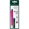 FABER-CASTELL - Matita a scatto Poly Matic 0,7 mm assortita | Non è possibile scegliere il colore - Avanzamento automatico della mina, impugnatura ergonomica e gomma