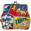 Generic Portamonete Vintage Pouch Cambia Borsa Portafogli Pop Art, Multicolore, 3.3x3.6 in/11x12 cm, Classico