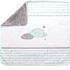 roba - Coperta per neonati Happy Cloud, 2 lati: 1x super morbida, calda e soffice, 1x 100% cotone