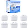 Carehabi 6 pezzi Filtri Sostituzione per Brita Maxtra+ Maxtra Plus | cartucce filtranti per acqua, compatibili con Brita Maxtra +, Maxtra Plus per caraffe filtranti