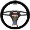 Simoni Racing Coprivolante Auto in Velluto Nero e Carbon Look - Antiscivolo - Universale 37-39 cm