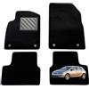 MTC Automotive Tappetini Per Opel Astra J/GTC/Sports Tourer 2009-2015 Su Misura 4 Pezzi | Tappetini Auto in Gomma su Misura, Battitacco Rinforzato, Velcro Antiscivolo e Bottoni di Fissaggio