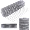 Bakaji Rete Metallica Elettrosaldata Altezza 100 cm Lunghezza 25 MT Maglia 50 x 75 mm Zincata per Recinzione e Gabbie Animali in Metallo Bricolage Fai da Te Giardinaggio