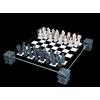 Figuren Shop GmbH Set Di Pezzi Da Scacchi - Drago Gotico | Decorazione Fantasy