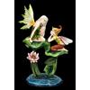 Figurina Elfo - Fiona Con La Fata Darius - Fantasy Decorazione Regalo