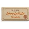 LA SUISSA Piemonte Italia La Suissa Block Nocciolato Gianduia da 480 g | Tavoletta di Cioccolato Gianduia con Pregiate Nocciole Intere, Senza Glutine, Blocco da 480 g, Qualità e Tradizione