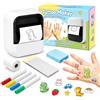 LIUMATE C50 Stampante Tatuaggi Temporanei per Bambini, Regalo Bambina 5-12 Anni | LIUMATE Macchina Tatuaggi Kit con 40 Fogli & 4 Pennarelli, Tatuaggi Personalizzati, Giochi Bambini 5 6 7 8 9 10 11 12 Anni
