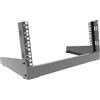 JINGCHENGMEI 4U - Rack a telaio aperto da 48,3 cm, profondità di 2 posti, per pannello patch, dati, AV, IT, studio o apparecchiature informatiche (JCM-DT4URack)