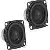 JUZITAO 2PCS 2 2 4Ohm 10W Full Range Audio Altoparlante Woofer Stereo Altoparlante 10W 4Ohm Basso Piccolo Altoparlante con Fori di Fissaggio