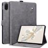 Generico DayQiQiPu Custodia per Honor Pad X8a / Pad X8b NDL-W09, NDL2-W09 (11,0 Pollici) Copertura Protettiva in Pelle PU Cover Folio Portafoglio Custodia Antiurto dissipatrice con Auto Wake/Sleep, Grigio