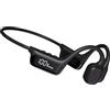 AKOUO Cuffie a conduzione ossea, schermo intelligente IA, cuffie da nuoto sportive, Bluetooth 5.4, microfono per chiamate, impermeabile IPX8, MP3 32 GB, nuoto, corsa, ciclismo