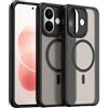 BOKYAS Custodia Ibrida Magnetica per Xiaomi Redmi Note 17 Pro 5G | Custodia PC Opaca Traslucida con Bordo TPU, Protezione Military-Grade, Magnetica, Sottile, Anti-Impronte, Nero