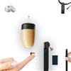 Pinganillosocultos Kit auricolare invisibile Supermini + collare Bluetooth V10 con microfono + fotocamera pulsante