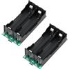 EMSea 2Pcs 15W 5V 3A Batteria Boost Modulo di Ricarica Ad Alta Potenza per 2x 18650 Li-ion celle