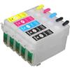 WQVXGKTI Cartuccia a inchiostro ricaricabile 5pc Compatibile con i modelli di stampante B40W BX600FW BX610FW BX310FN B1100 per il numero di parte T0711H T1002 T1003 T1004