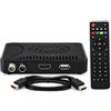Generico Decoder Digitale Terrestre HD DVB-T3 H.265 HEVC, Ricevitore TV con HDMI e USB, MPEG4, PVR Registrazione, Lettore Multimediale, Set Top Box con Telecomando - HS-222
