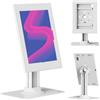 Maclean Supporto Chiosco Antifurto per Tablet | Serratura e Montaggio su Tavolo, Stand Pubblicitario compatibile iPad e Samsung Galaxy Tab