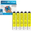 LOSMANN Cartucce compatibili per Epson 604 604XL, giallo, confezione da 5 | Compatibile con Expression Home XP-2200, XP-2205, XP-3200, XP-4200, XP-3205, XP-4205, Workforce WF-2910, WF-2930, WF-2935