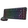 Redragon S168 Wilreess Gaming Keyboard & Mouse Combo, 81 tasti K673 PRO RGB Guarnizione Tastiera e 8000 DPI M693 Gaming Mouse Bundle, Dongle condiviso conveniente