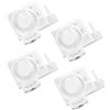 BTROVIA 4 ammortizzatori di ricambio per stampanti E-pson R1390 L1800 L1400 R2000 R2400 L1300 T50 L805 DTF, ammortizzatore di inchiostro aggiornato