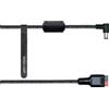PQIQP WINDCAMP Cavo di alimentazione DC compatibile con YAESU FTX-1F con nucleo in ferrite, lunghezza 1,9 m, AWG18 (FTX-1-AP)
