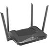 D-Link Router D-Link DIR-X1560 EXO AX1500 Wi-Fi 6 con porta WAN e 4 porte LAN, MU-MIMO, gestione della banda SmartConnect, Speedtest integrato. Si integra con Amazon Alexa e Gooogle Assistant.
