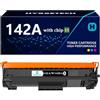 Hyggetech 142A W1420A Toner Con Chip Compatibili per Toner HP Laserjet M140w Compatibili per HP 142A W1420A 142X W1420X Cartucce di Toner per Laserjet Pro M110w M110 M139 M139w M140w M140