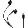 Acce2S Auricolari USB-C cablati Micro per Xiaomi REDMi Note .. Suono Chiaro 1m20.. | Per REDMi Note 15 Pro+
