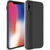 ebestStar - Cover Compatibile con iPhone X, iPhone XS Custodia Protezione Silicone Gel TPU Design Fibra di Carbonio Line, Nero/Grigio [Apparecchio: 143.6 x 70.9 x 7.7mm, 5.8'']