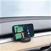 STAMOO Supporto per telefono per auto in gomma siliconica liquida per Tesla Model 3 Y Nessuna traccia Clip per bocchetta dell'aria del cruscotto (modello Y 2020-2024)