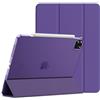 JETech Custodia per iPad Pro 11 4/3/2/1 (2022/2021/2020/2018), Viola | Cover Retro Traslucido Sottile, Supporto Tri-Pieghevole, Auto Svegliati/Sonno, Antiurto