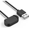 Mugust Caricabatterie compatibile con Amazfit GTR 4, GTR 3, GTR 3 Pro, GTS 3, GTS 4, T-Rex 2 - USB 2 pin, 18,5 mm, cavo di ricarica (100 cm)